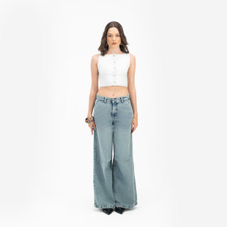 Knee Darted Jeans