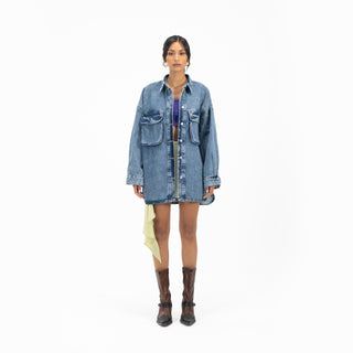 Oversized Denim Shirt