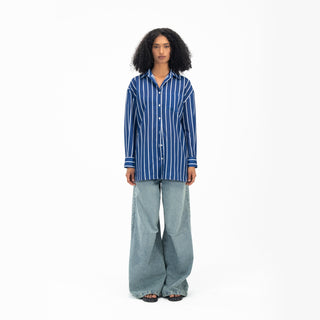 Stripped Oversized Shirt