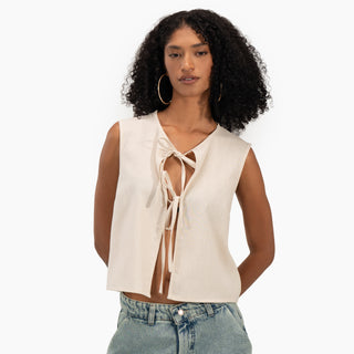 Tie Front Vest