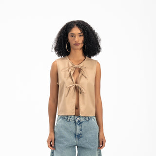 Tie Front Vest