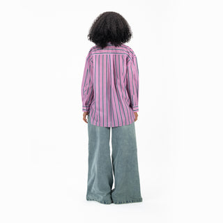 Stripped Oversized Shirt