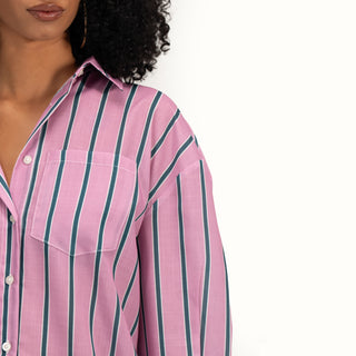 Stripped Oversized Shirt