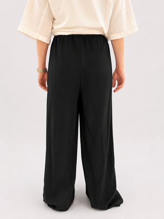 Waistband Linen Trousers