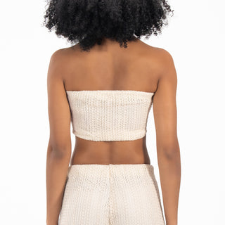 Boho Crochet Top Bra