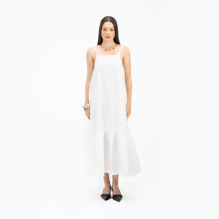 A Line Flared Midi Dress