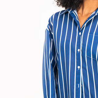 Stripped Oversized Shirt