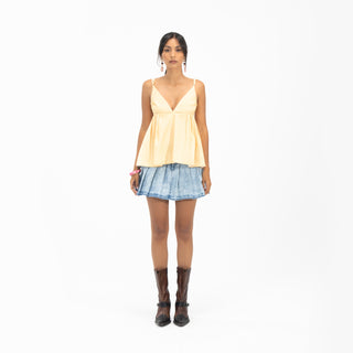 Flared Strappy Top