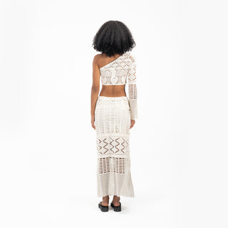 Crochet One Shoulder Top