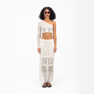 Crochet One Shoulder Top
