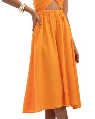 Cross Loop Midi Dress
