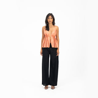 Tie Back Strapy Blouse