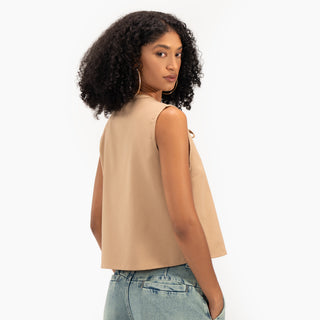 Tie Front Vest
