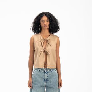 Tie Front Vest