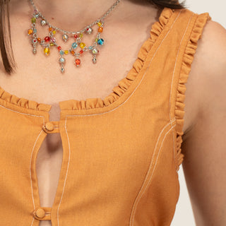 Lace Up Vest