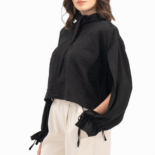 Tie Collar Blouse