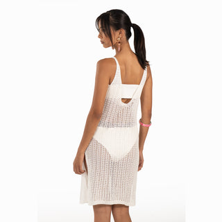 Sleeveless Cover Up Top With Side Slits