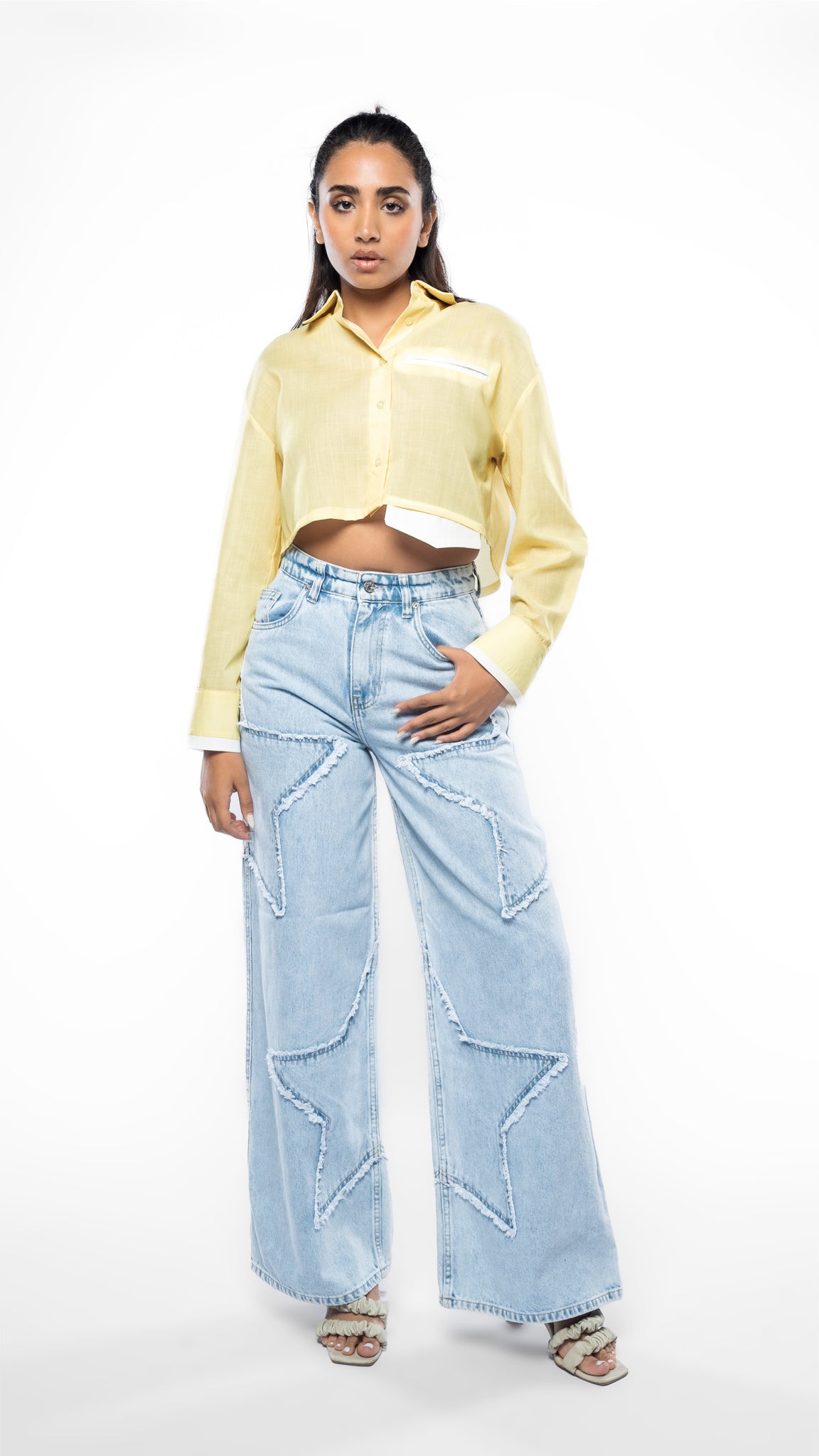 Poplin Cropped Shirt