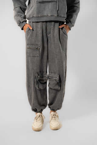 Rounded Patched Sweatshirt