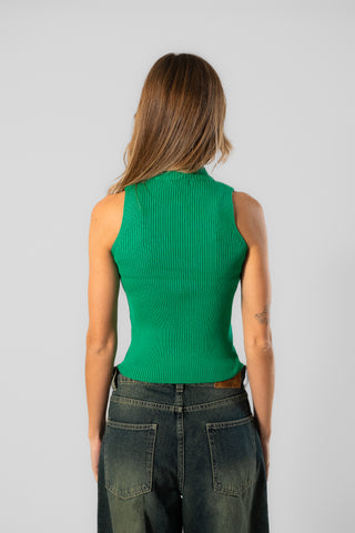 Knitted Round Neck Top