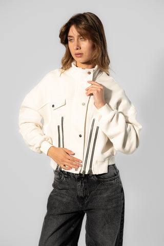 Quadrule Zipper Sweatshirt