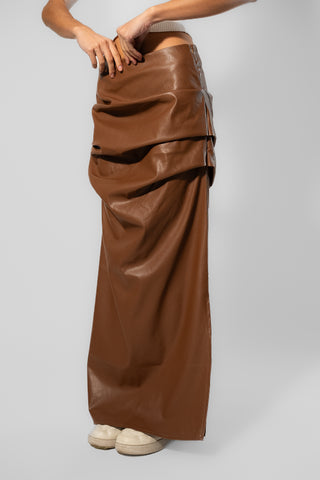 Bodycon skirt with Plats Side Slit